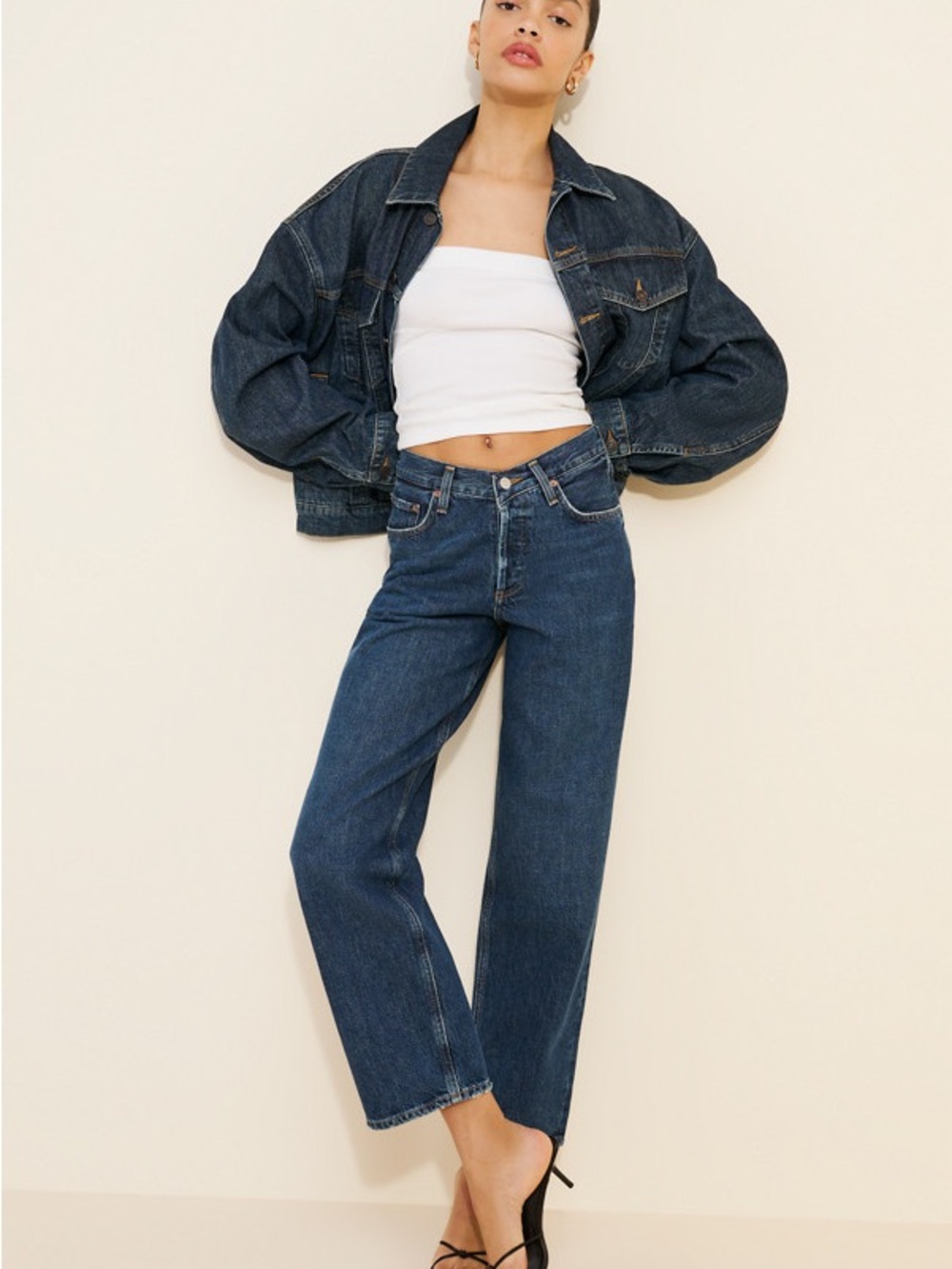 Agolde V Waist Baggy Jeans